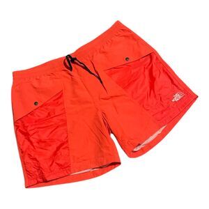 THE NORTH FACE MENS OUTLINE 7" SHORTS RED SIZE XXL